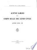 Annuario del Corpo reale del Genio civile