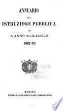 Annuario del Ministero dell'educazione nazionale ...