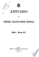 Annuario del Ministero dell'Educazione nazionale