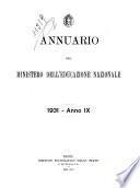 Annuario del Ministero dell'Educazione nazionale