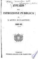 Annuario del Ministero dell'educazione nazionale ...
