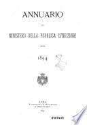 Annuario del Ministero della pubblica istruzione