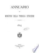 Annuario del Ministero della pubblica istruzione
