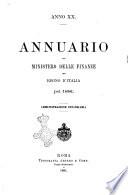 Annuario del Ministero delle finanze del Regno d'Italia