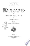 Annuario del Ministero delle finanze del Regno d'Italia