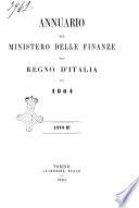 Annuario del Ministero delle finanze del Regno d'Italia