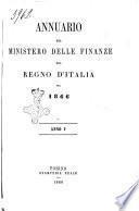 Annuario del Ministero delle finanze del Regno d'Italia
