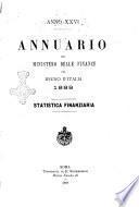 Annuario del Ministero delle finanze del Regno d'Italia