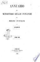 Annuario del Ministero delle finanze del Regno d'Italia