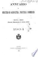 Annuario del Ministero di agricoltura, industria e commercio