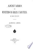 Annuario del Ministero di grazia e giustizia e dei culti