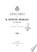 Annuario del R. Istituto musicale di Firenze