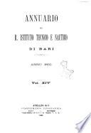 Annuario del r. Istituto tecnico e nautico di Bari
