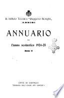 Annuario del R. Istituto tecnico R. Bonghi, Assisi