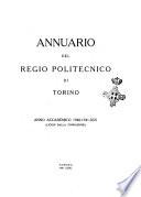 Annuario del Regio Politecnico di Torino