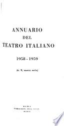Annuario del teatro italiano
