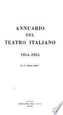 Annuario del teatro italiano