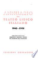 Annuario del teatro lirico italiano