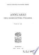 Annuario dell'agricoltura italiana