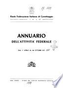 Annuario dell'attività federale