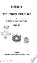 Annuario dell'istruzione pubblica per l'anno scolastico ...