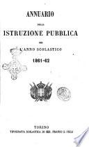 Annuario dell'istruzione pubblica per l'anno scolastico ...