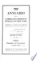 Annuario della Camera di commercio italiana in New York ...