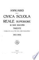 Annuario della Civica scuola reale superiore all'acquedotto in Trieste