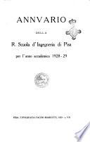Annuario della R. Scuola d'ingegneria in Pisa