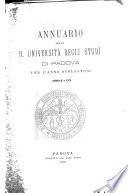 Annuario della R. Università degli studi di Padova