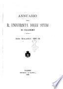 Annuario della R. Universita degli studi di Palermo per l'anno accademico ...