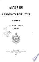 Annuario della R. Università degli studj di Napoli per l'anno scolastico ...