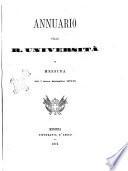 Annuario della R. Università di Messina anno accademico ...