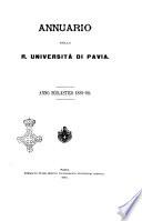Annuario della R. Universita di Pavia