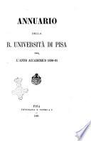 Annuario della R. Università di Pisa per l'anno accademico ...