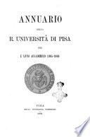 Annuario della R. Università di Pisa per l'anno accademico ...