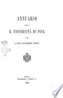 Annuario della R. Università di Pisa per l'anno accademico ...