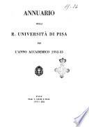 Annuario della R. Università di Pisa per l'anno accademico ...