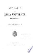 Annuario della Regia università di Bologna