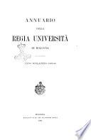 Annuario della Regia università di Bologna