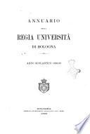 Annuario della Regia università di Bologna