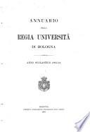 Annuario della Regia università di Bologna