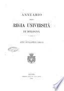 Annuario della Regia università di Bologna