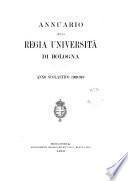 Annuario della Regia università di Bologna