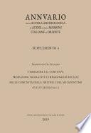 Annuario della Scuola Archeologica di Atene e delle Missioni Italiane in Oriente. Supplemento 4. L’immagine e il contesto. Produzioni figurative e immaginario sociale nelle comunità della Siritide e del Metapontino (VIII-VI secolo a.C.)