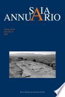 Annuario della Scuola Archeologica di Atene e delle Missioni Italiane in Oriente, Volume XCIV, Serie III, 16, 2016