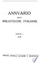 Annuario delle biblioteche italiane