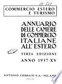 Annuario delle Camere di Commercio italiane all'estero commercio estero e turismo