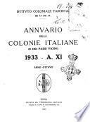 Annuario delle colonie italiane e dei paesi vicini