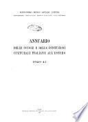 Annuario delle scuole e delle istituzioni culturali italiane all'estero